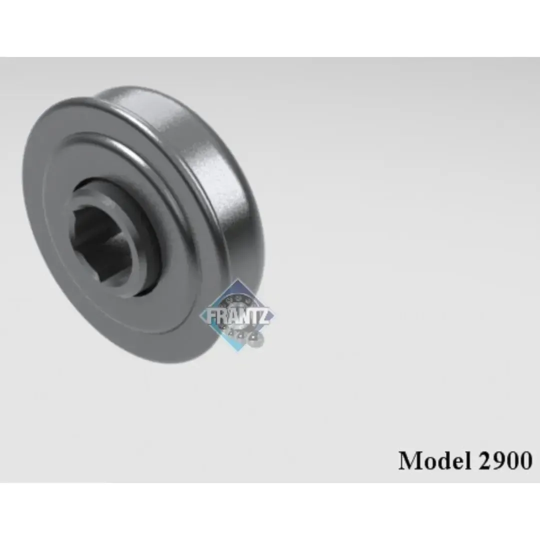Frantz 2900 Non-Precision Conveyor Bearing – 1-5/8 in x 18 ga Tube, 7/16 in Hex Bore
