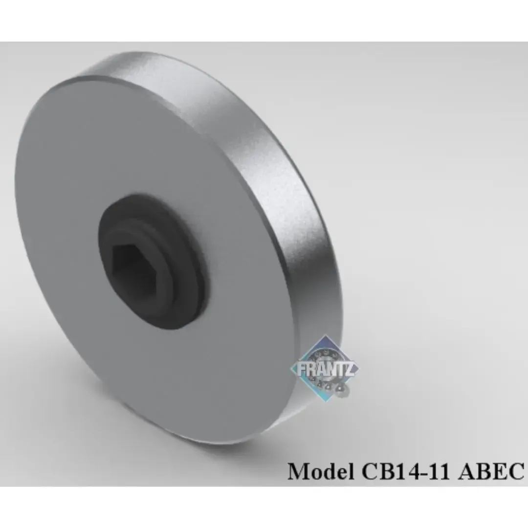 Frantz CB14-11 Machined ABEC-1 Precision Conveyor Bearing – 3 in x 16 ga Tube, 7/16 in Hex Bore