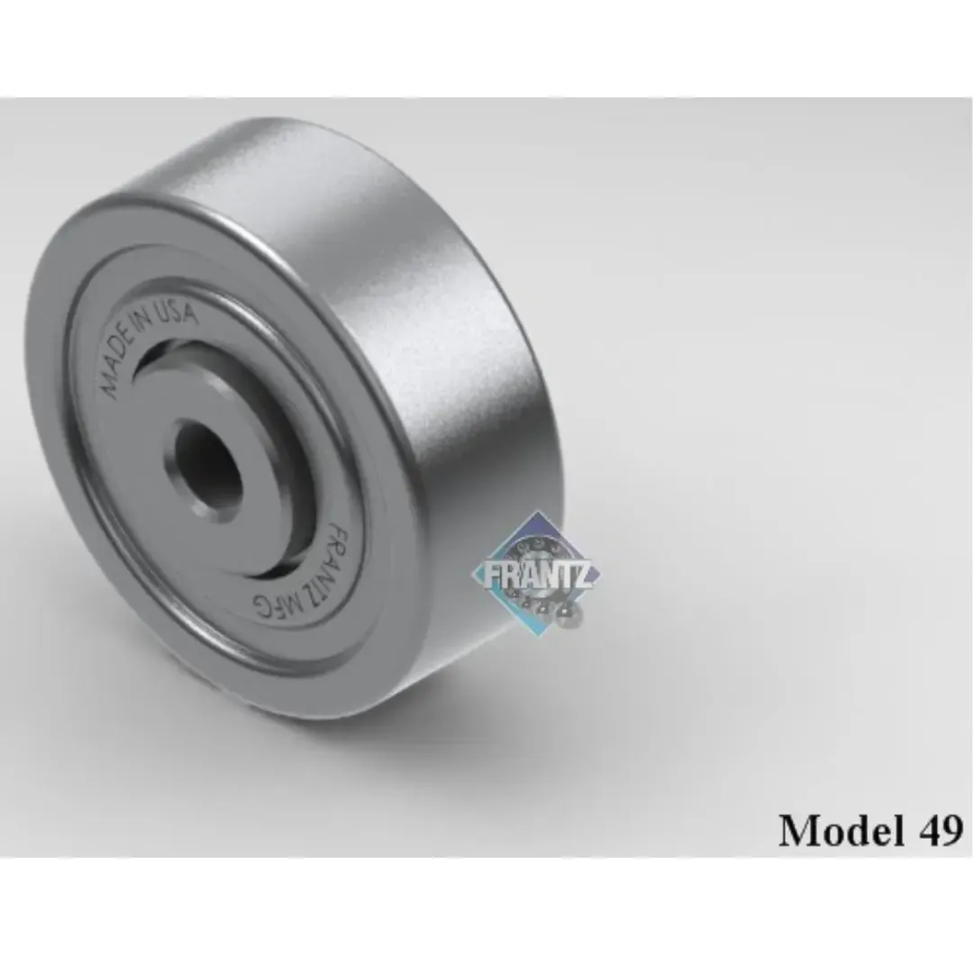 Frantz 0049 Tortoise Shell® Steel Skate Wheel – 2-17/63 in OD, 3/8 in Bore