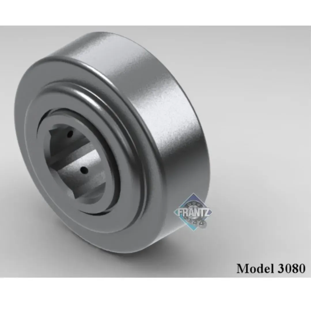 Frantz 3080 Straight-Faced Non-Precision Conveyor Bearing – 3-1/2 in x 0.300 in wall Tube, 1-1/16 i…
