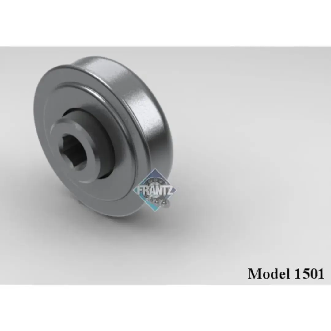 Frantz 1501 Non-Precision Conveyor Bearing – 1-5/8 in x 16 ga Tube, 5/16 in Hex Bore