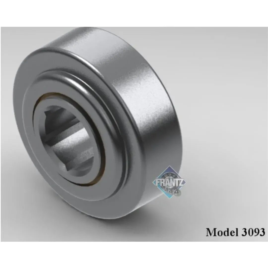 Frantz 3093 Straight-Faced Non-Precision Conveyor Bearing – 3-1/2 in x 0.300 in wall Tube, 1-1/16 i…
