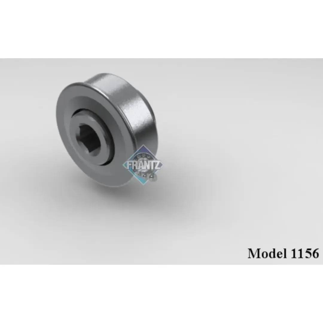 Frantz 1156 Non-Precision Conveyor Bearing – 1-1/4 in x 18 ga Tube, 5/16 in Hex Bore
