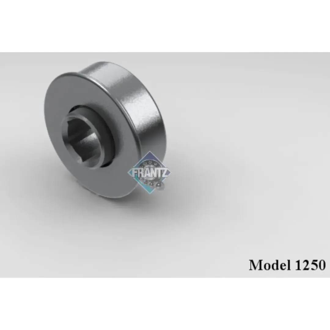 Frantz 1250 Non-Precision Conveyor Bearing – 1-3/8 in x 16 ga Tube, 7/16 in Hex Bore