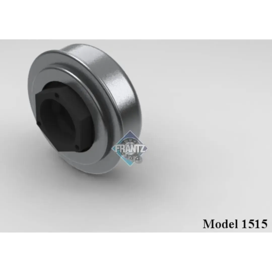 Frantz 1515 Non-Precision Conveyor Bearing – 1-5/8 in x 16 ga Tube, 7/16 in Hex Bore