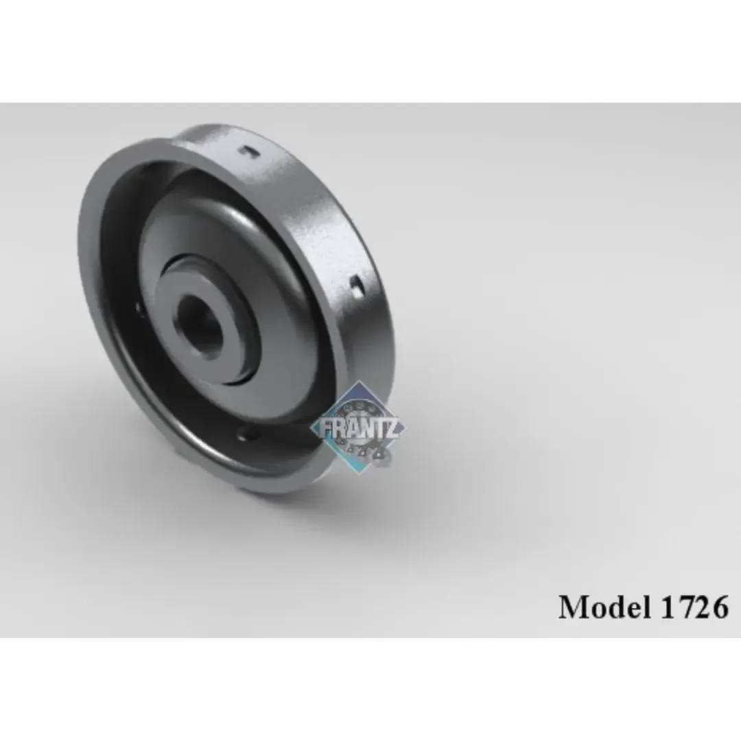 Frantz 1726 Non-Precision Conveyor Bearing – 1-7/8 in x 16 ga Tube, 5/16 in Round Bore