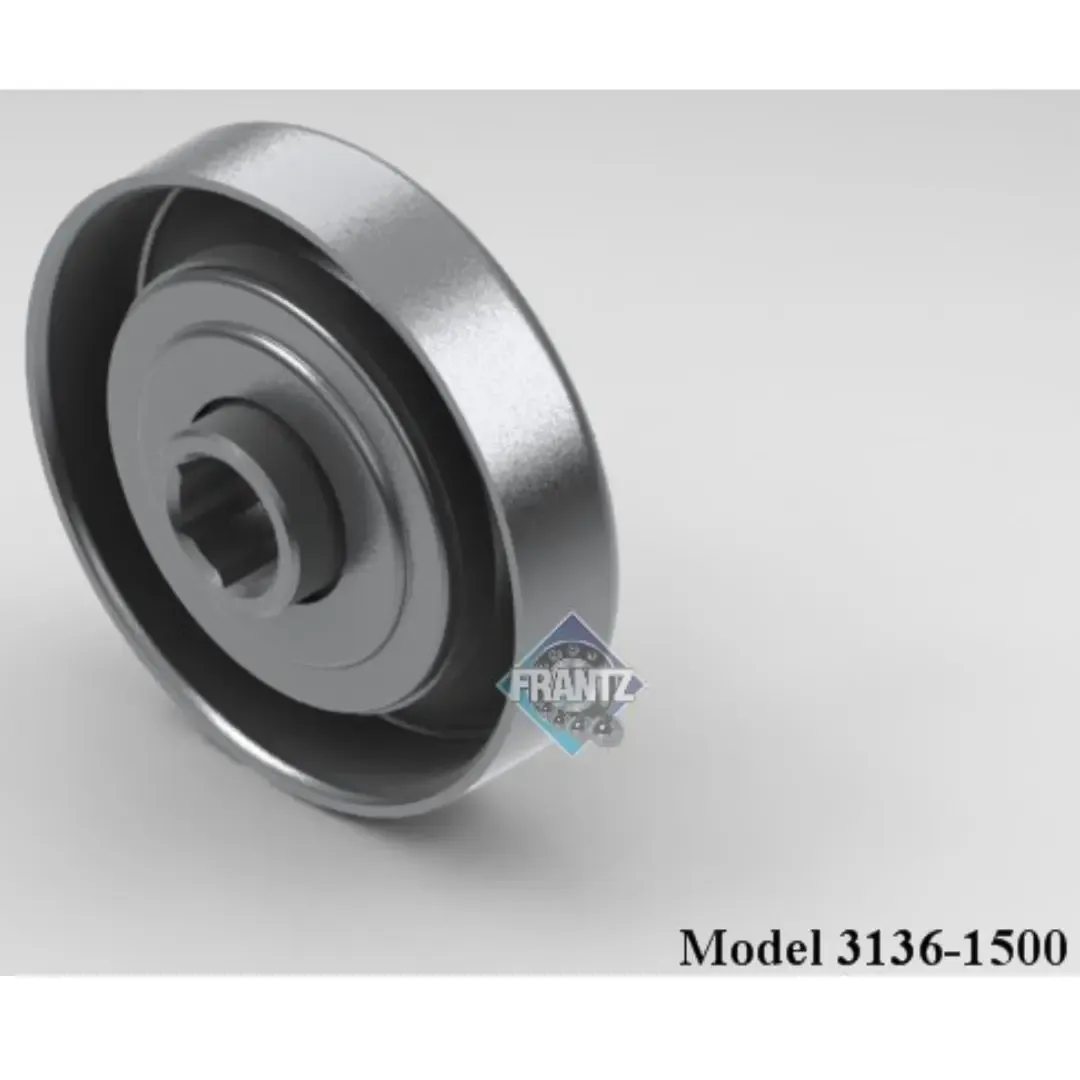 Frantz 3136-1500 Non-Precision Conveyor Bearing – 2-1/2 in x 14 ga Tube, 7/16 in Hex Bore