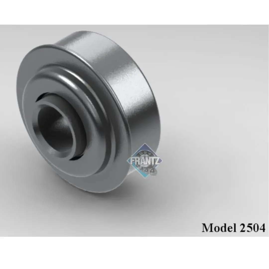 Frantz 2504 Non-Precision Conveyor Bearing – 2-1/2 in x 11 ga Tube, 3/4 in Round Bore