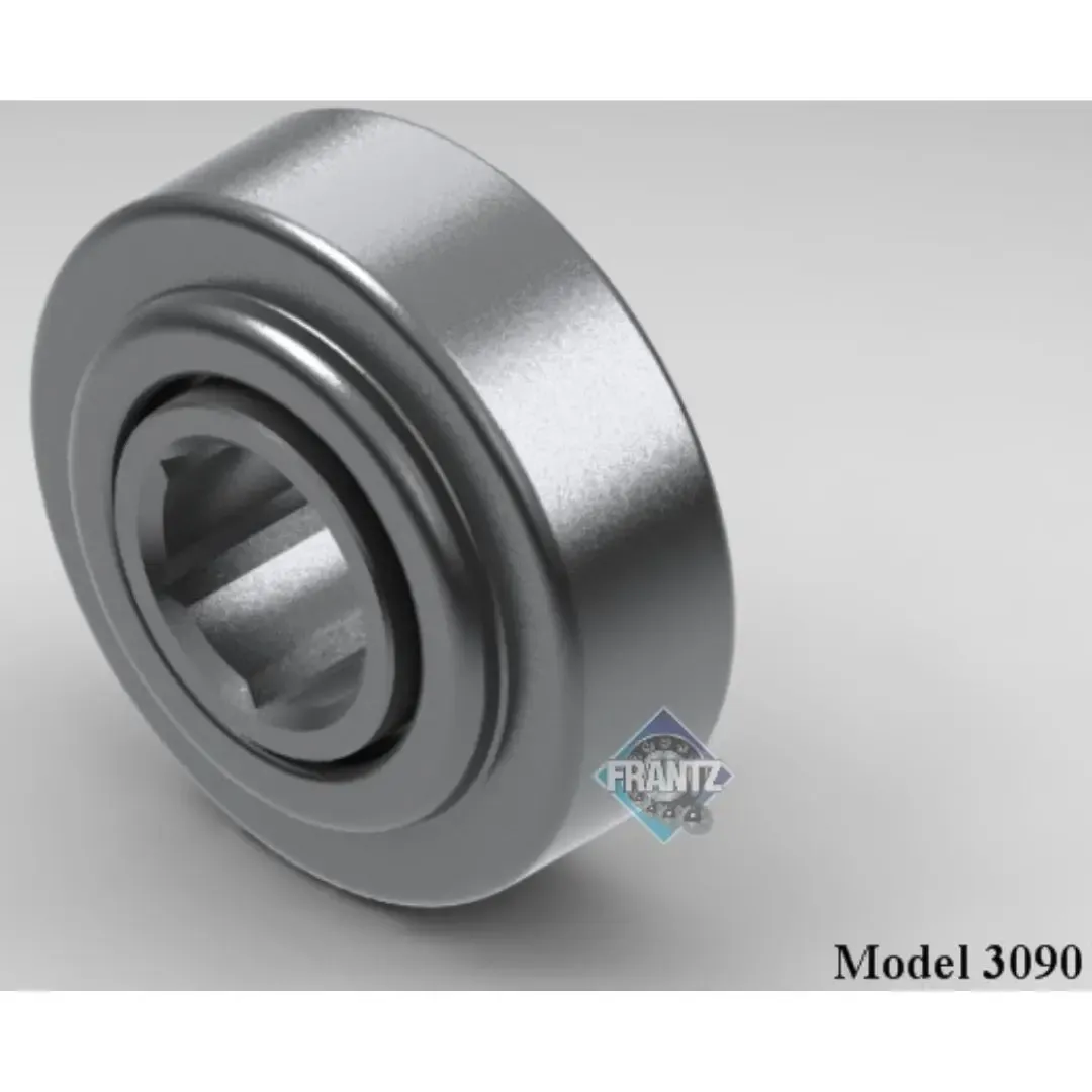 Frantz 3090 Straight-Faced Non-Precision Conveyor Bearing – 3-1/2 in x 0.300 in wall Tube, 1-1/16 i…