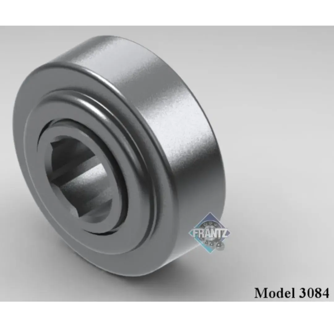 Frantz 3084 Straight-Faced Non-Precision Conveyor Bearing – 3-1/2 in x 0.300 in wall Tube, 1-1/16 i…