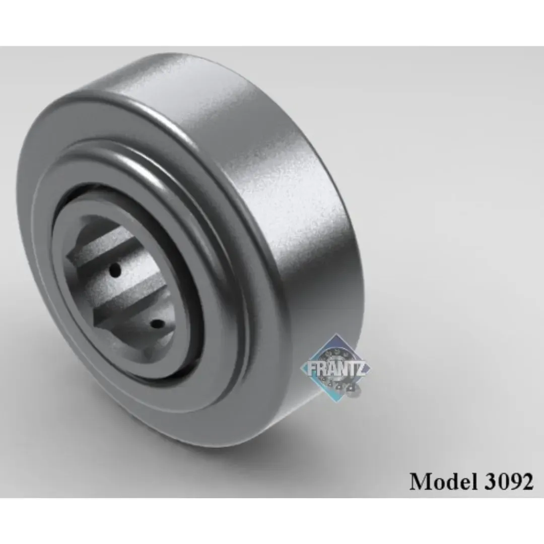 Frantz 3092 Straight-Faced Non-Precision Conveyor Bearing – 3-1/2 in x 0.300 in wall Tube, 1-1/16 i…