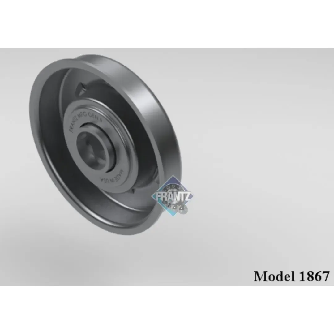 Frantz 1867 GenII® Semi-Precision Conveyor Bearing – 2-1/2 in x 14 ga Tube, 7/16 in Hex Bore