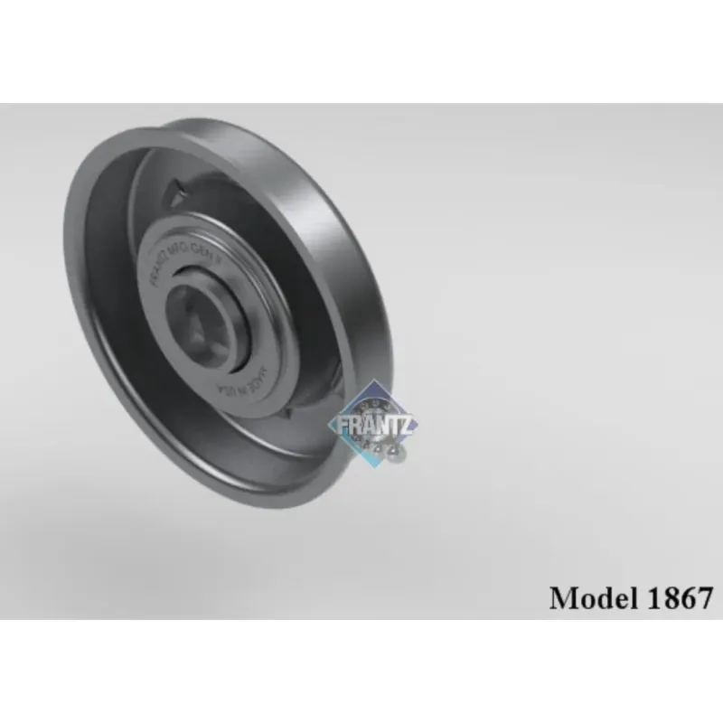 Frantz 1867 GenII® Semi-Precision Conveyor Bearing – 2-1/2 in x 14 ga Tube, 7/16 in Hex Bore