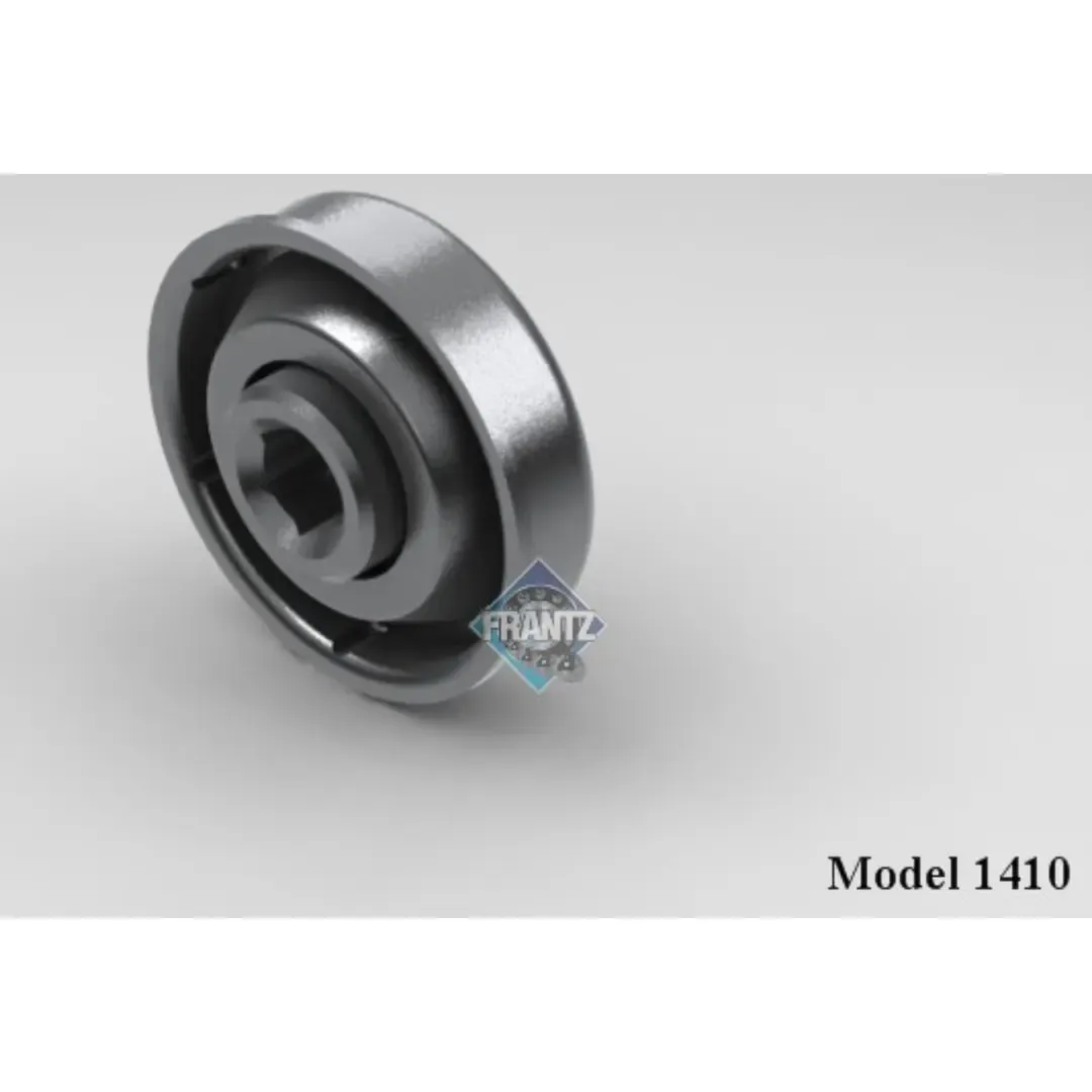 Frantz 1410 Non-Precision Conveyor Bearing – 1-1/2 in x 18 ga Tube, 5/16 in Hex Bore
