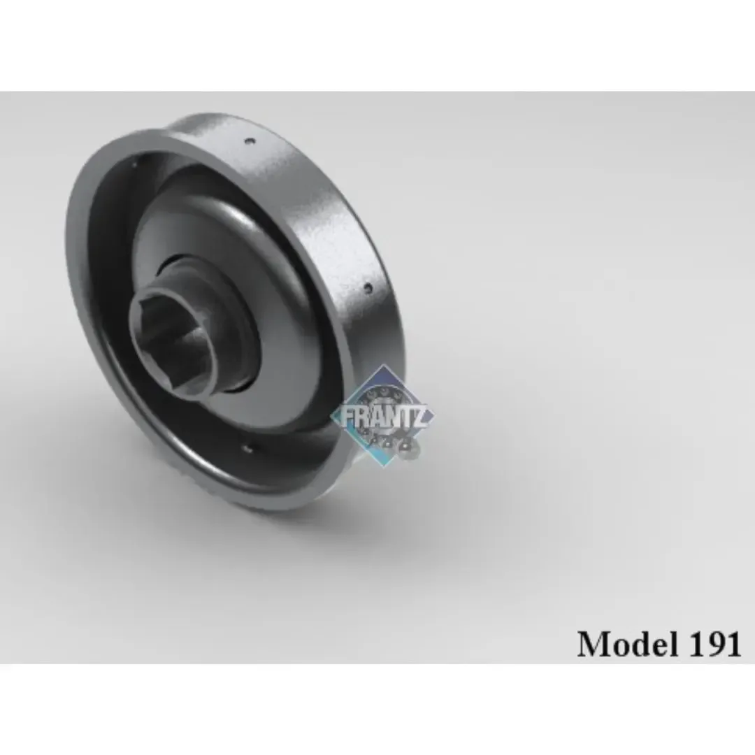 Frantz 0191 Non-Precision Conveyor Bearing – 1.9 in x 16 ga Tube, 7/16 in Hex Bore