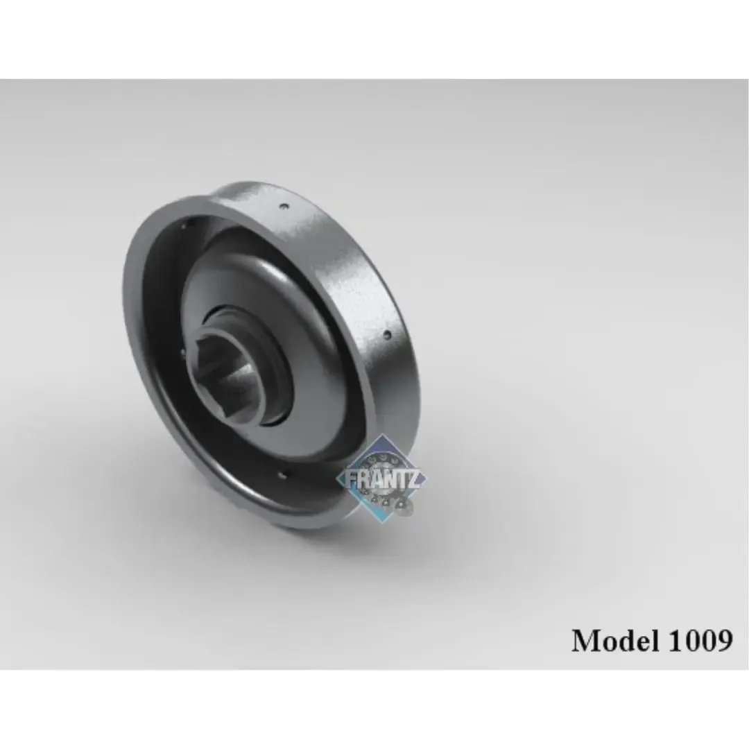 Frantz 1009 Non-Precision Conveyor Bearing – 1.9 in x 16 ga Tube, 7/16 in Hex Bore