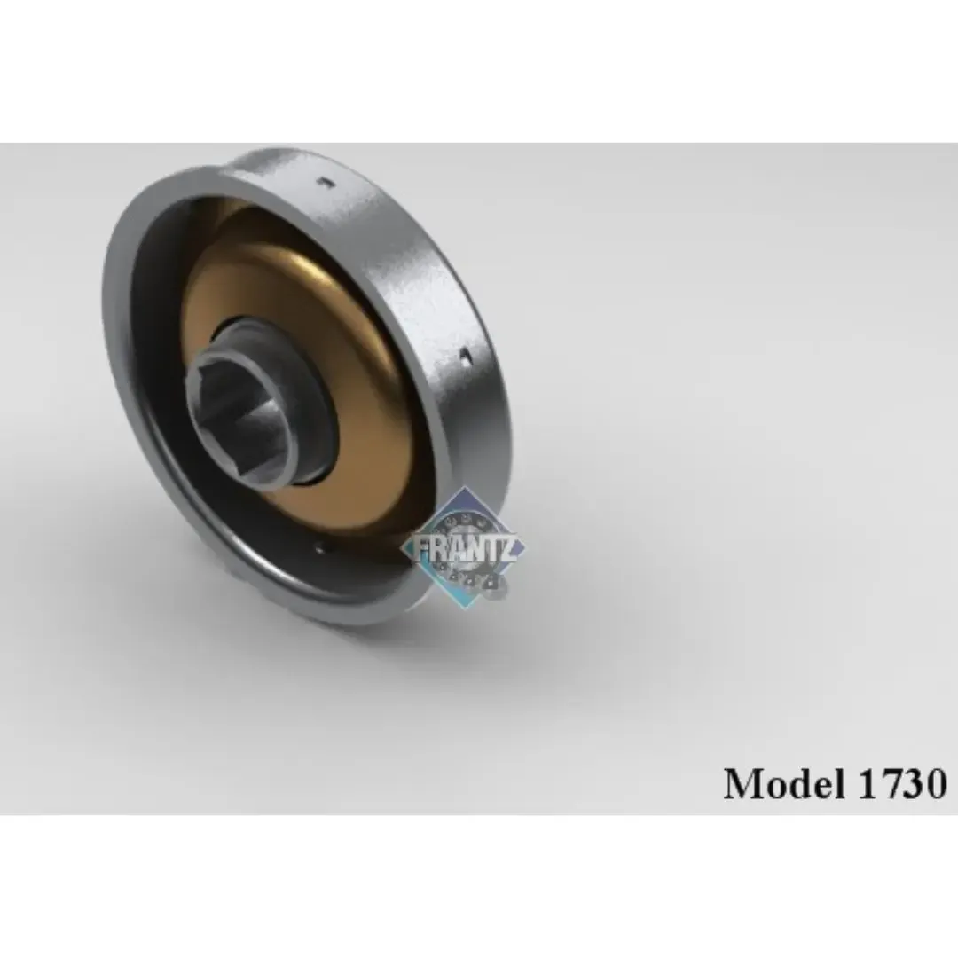 Frantz 1730 Non-Precision Conveyor Bearing – 1-7/8 in x 16 ga Tube, 7/16 in Hex Bore