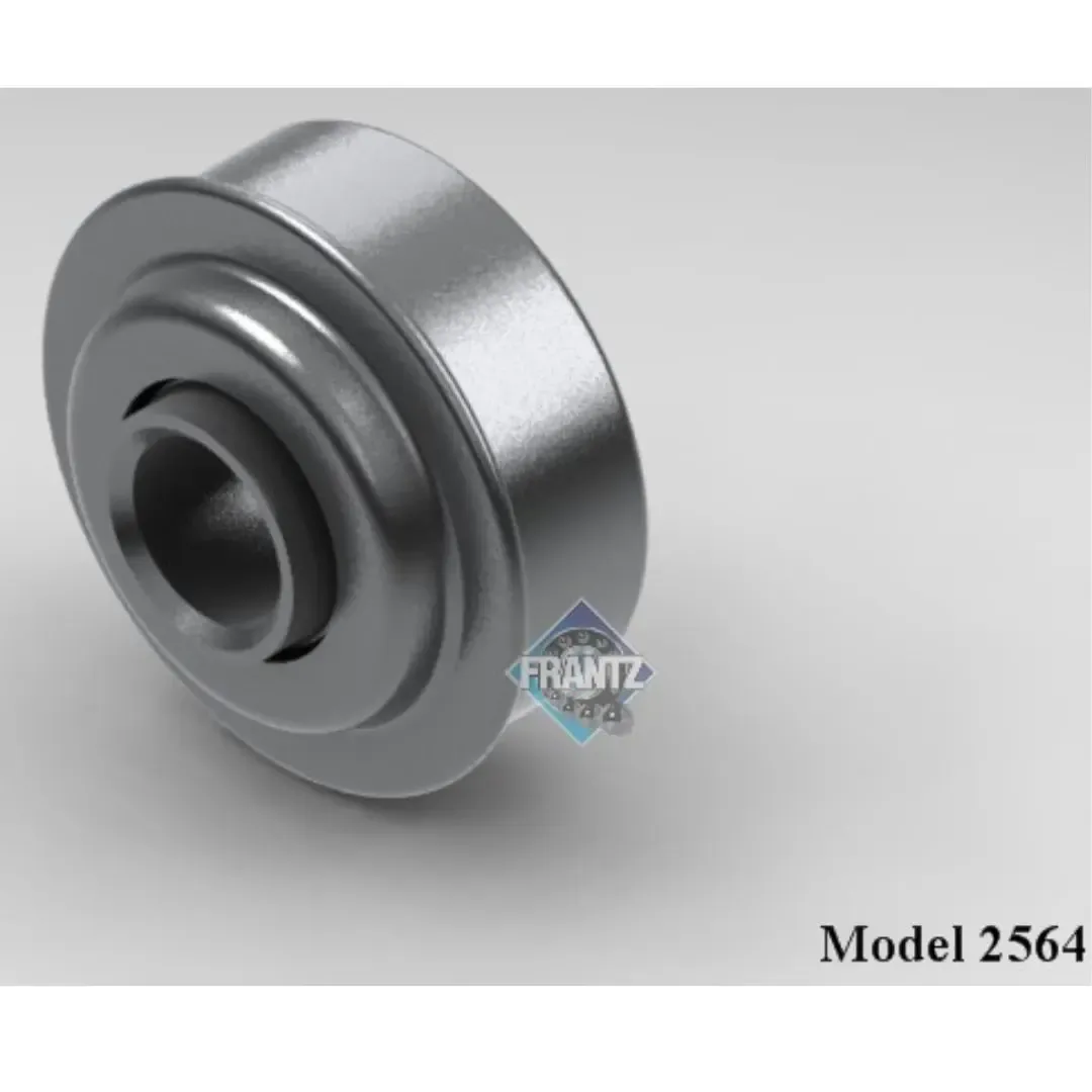 Frantz 2564 Power Swage Non-Precision Conveyor Bearing – 2-1/2 in x 11 ga Tube, 3/4 in Round Bore