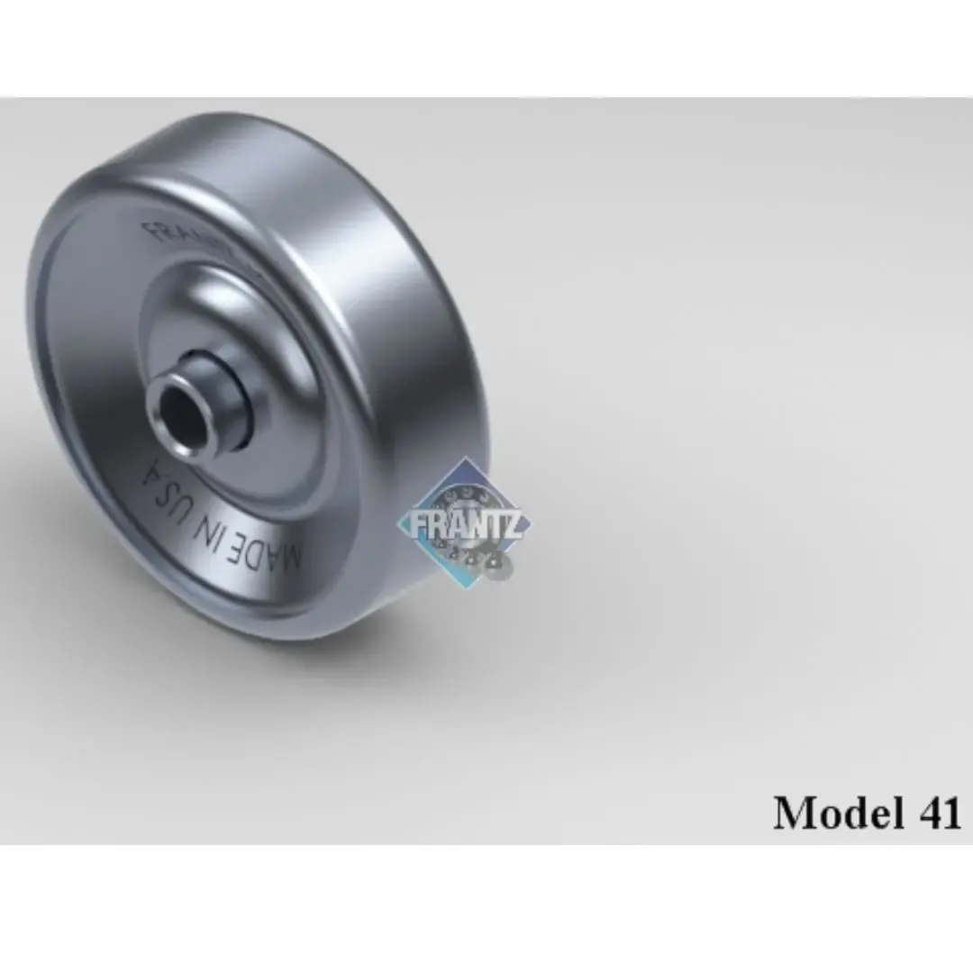 Frantz 0041 Aluminum &amp; Stainless Skate Wheel – 1-15/16 in OD, 1/4 in Bore