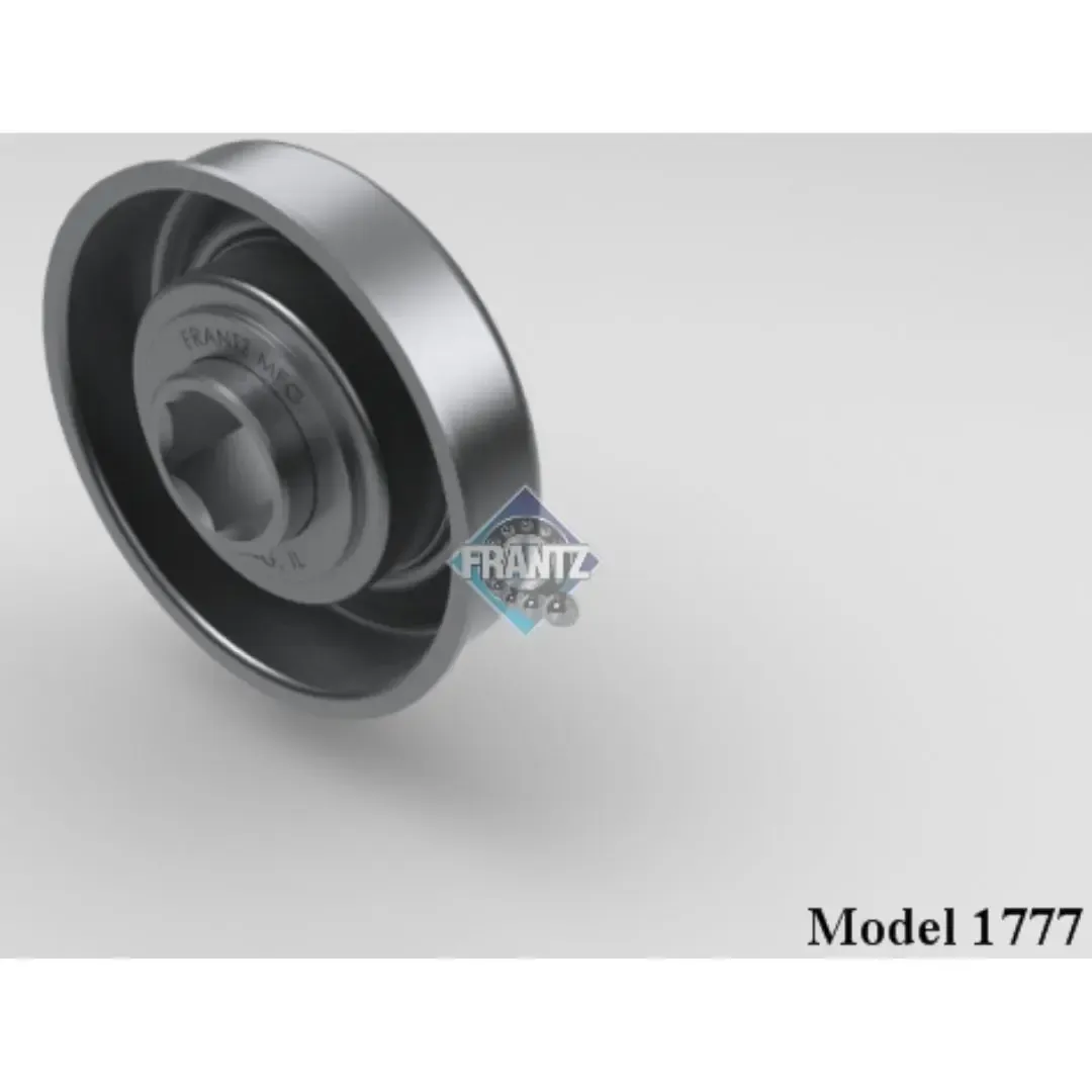 Frantz 1777 Non-Precision Conveyor Bearing – 1.9 in x 16 ga Tube, 7/16 in Hex Bore