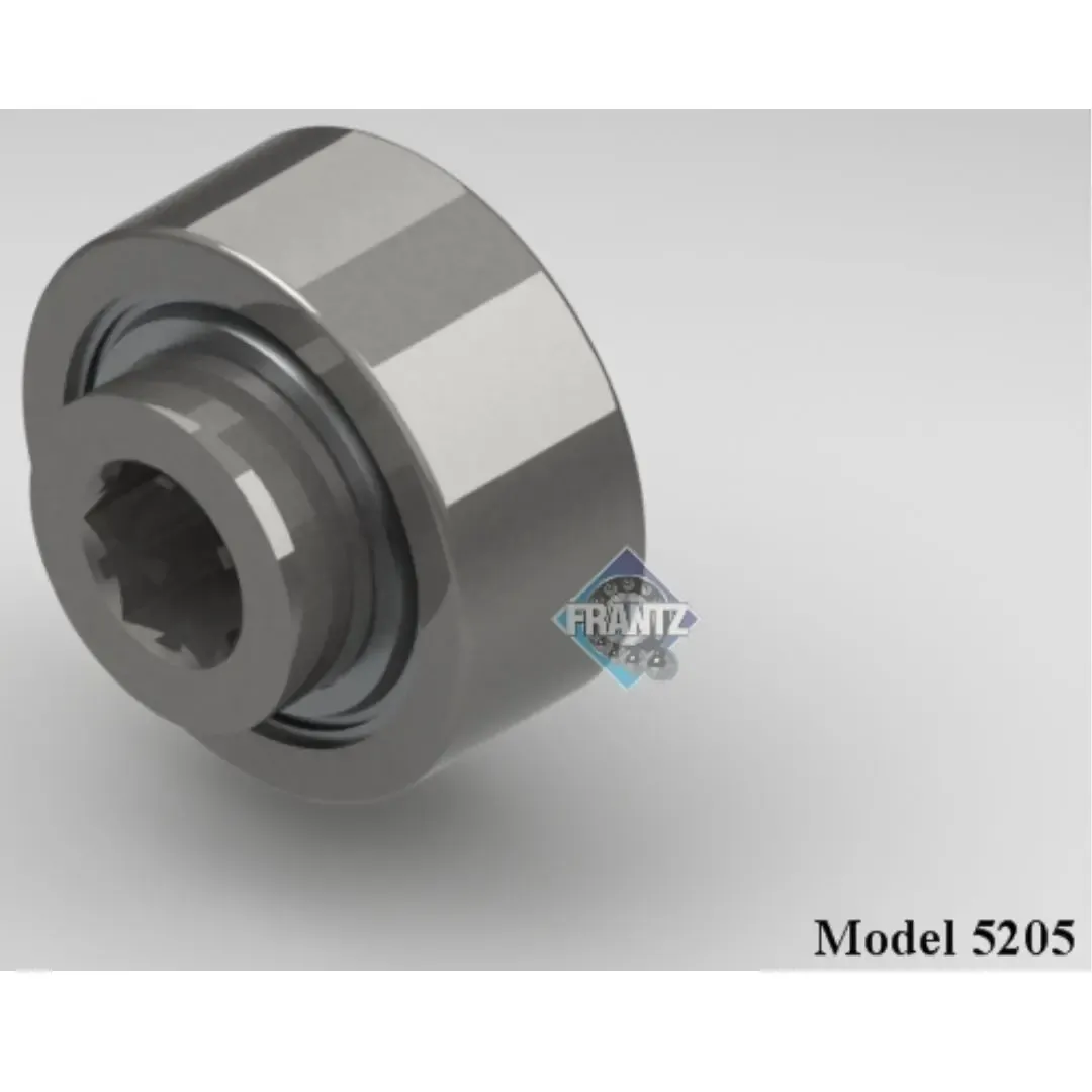 Frantz 5205 Machined ABEC-1 Precision Conveyor Bearing – 2-1/2 in x 7 ga Tube, 11/16 in Hex Bore