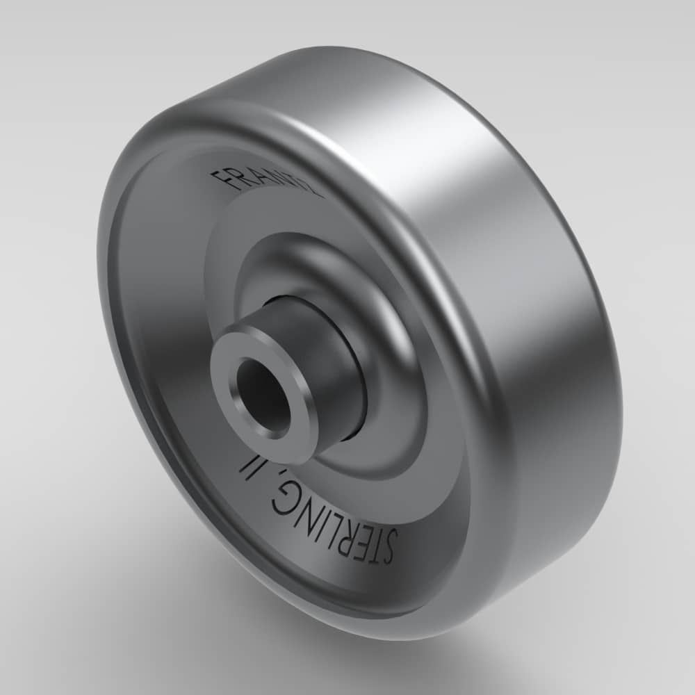 Frantz 0065 Steel Skate Wheel – 1-15/16 in OD, 1/4 in Bore