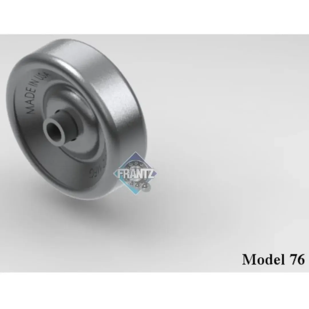 Frantz 0076 Tortoise Shell® Steel Skate Wheel – 1-15/16 in OD, 1/4 in Bore