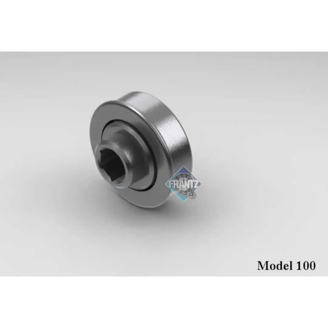 Frantz 0100 Non-Precision Conveyor Bearing – 1-1/8 in x 16 ga Tube, 5/16 in Hex Bore