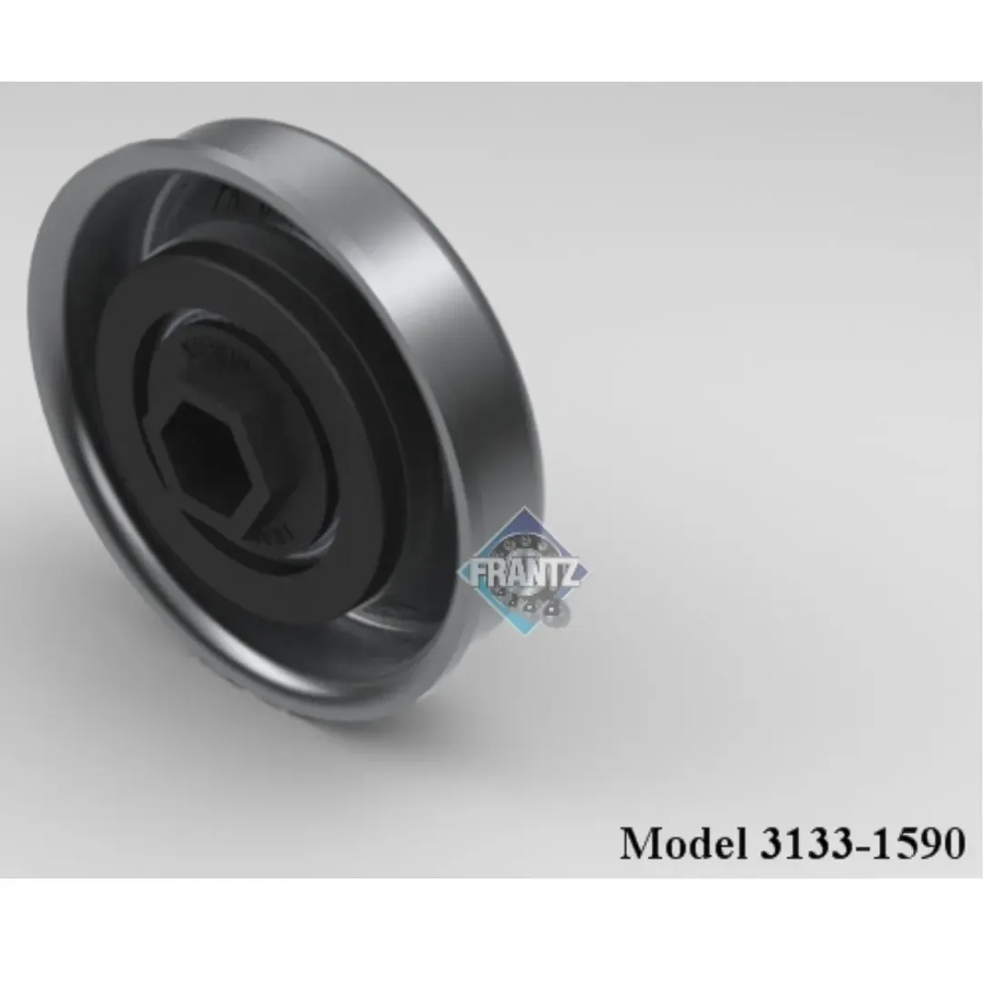 Frantz 3133-1590 Polymer Housed ABEC-1 Precision Conveyor Bearing – 2-1/2 in x 14 ga Tube, 7/16 in …