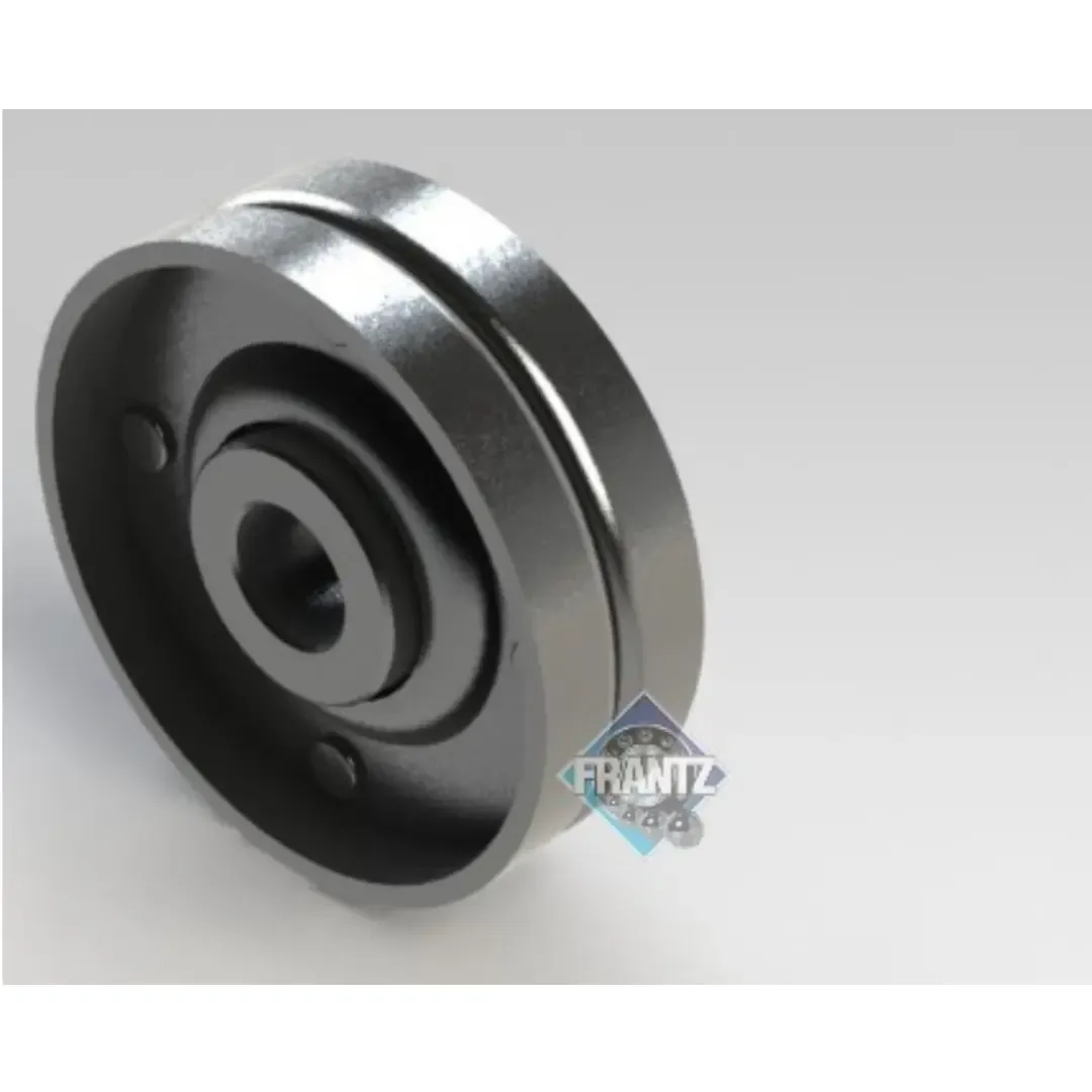 Frantz 2205 Tortoise Shell® Steel Idler &amp; Guide Wheel – 2-1/2 in OD, 17/32 in Bore