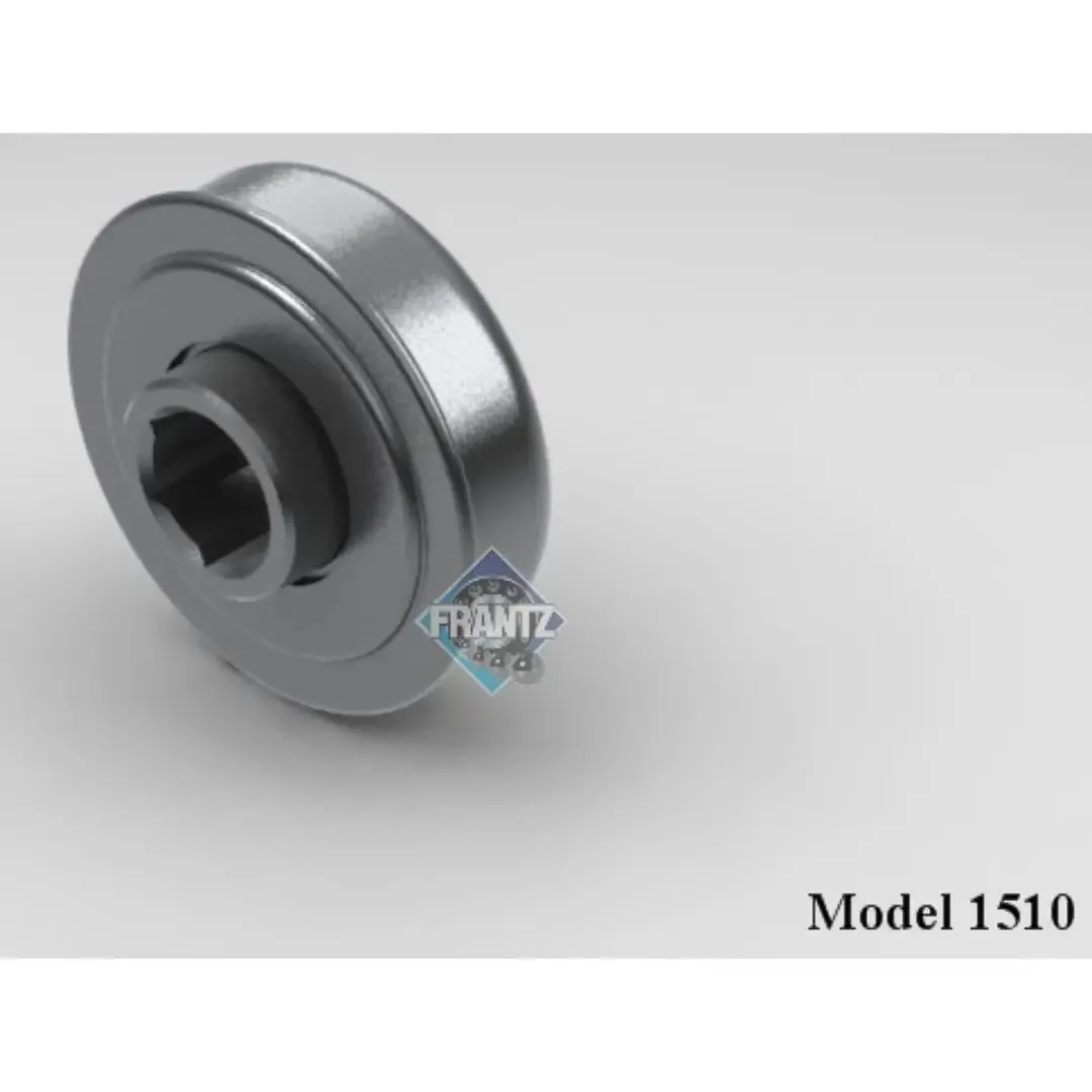 Frantz 1510 Non-Precision Conveyor Bearing – 1-5/8 in x 16 ga Tube, 7/16 in Hex Bore