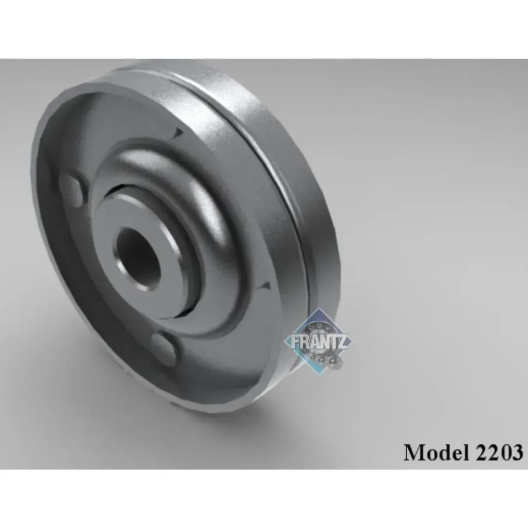 Frantz 2203 Steel Idler &amp; Guide Wheel – 2-1/8 in OD, 3/8 in Bore