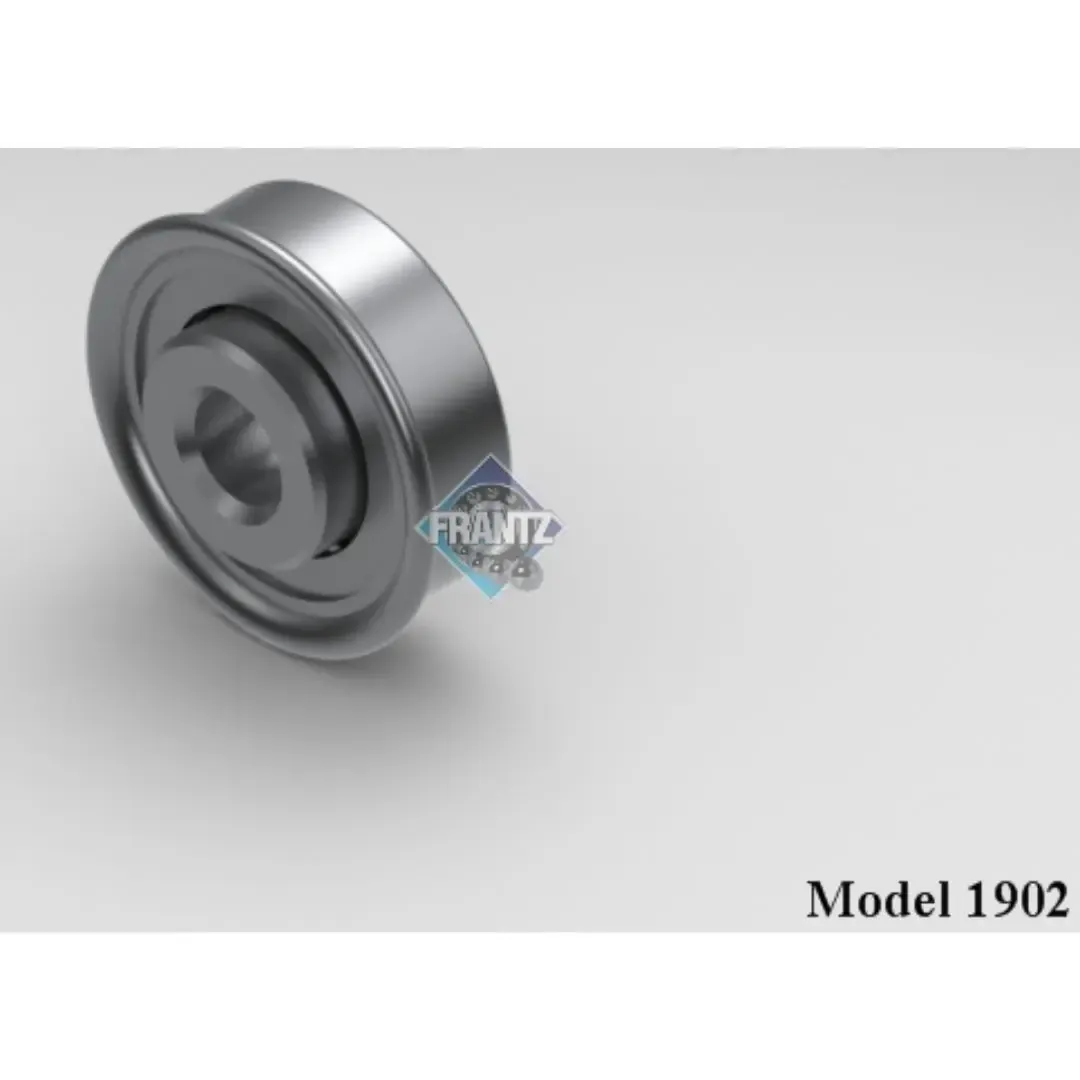 Frantz 1902 Non-Precision Conveyor Bearing – 1 in x 18 ga Tube, 1/4 in Round Bore