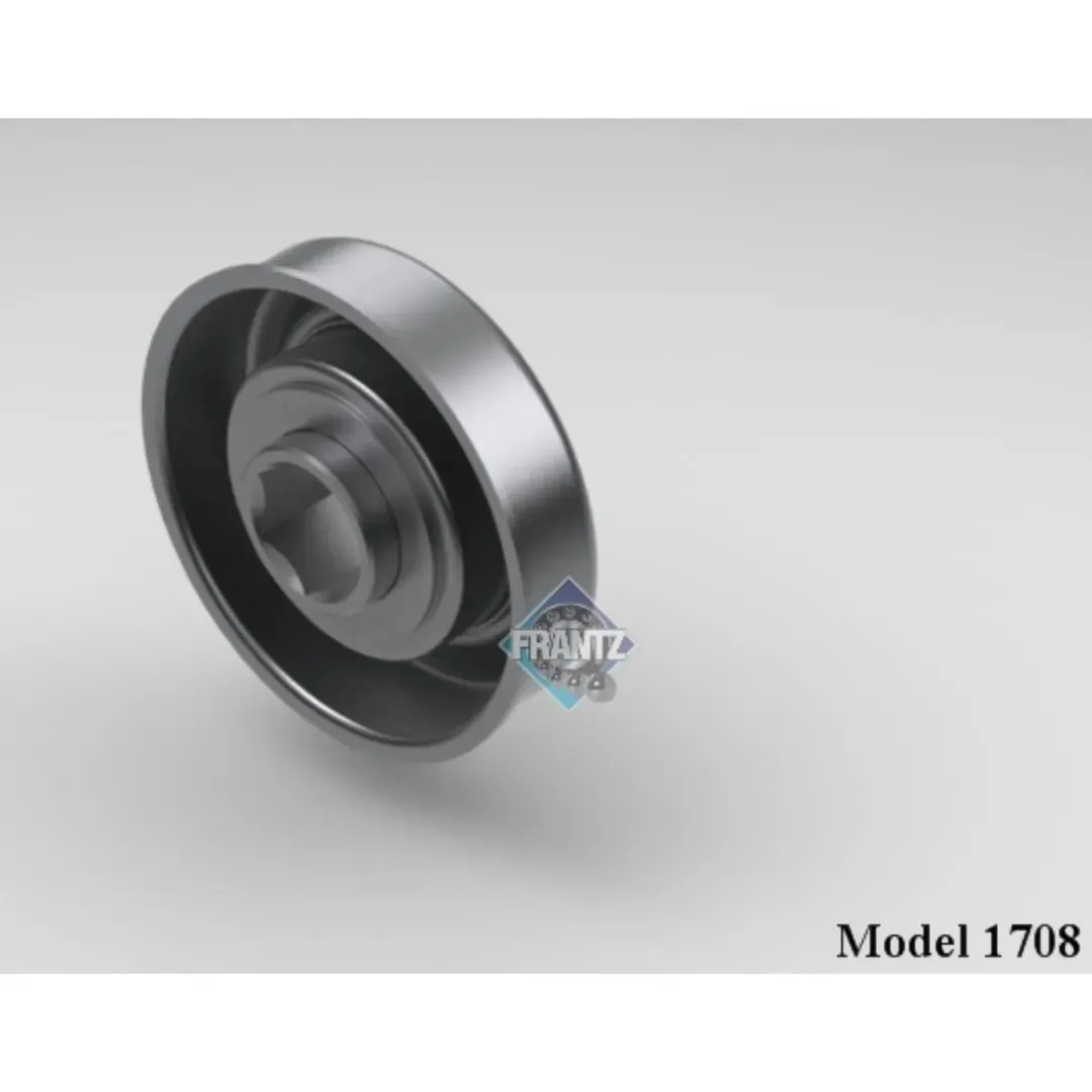 Frantz 1708 Non-Precision Conveyor Bearing – 1-7/8 in x 13 ga Tube, 7/16 in Hex Bore