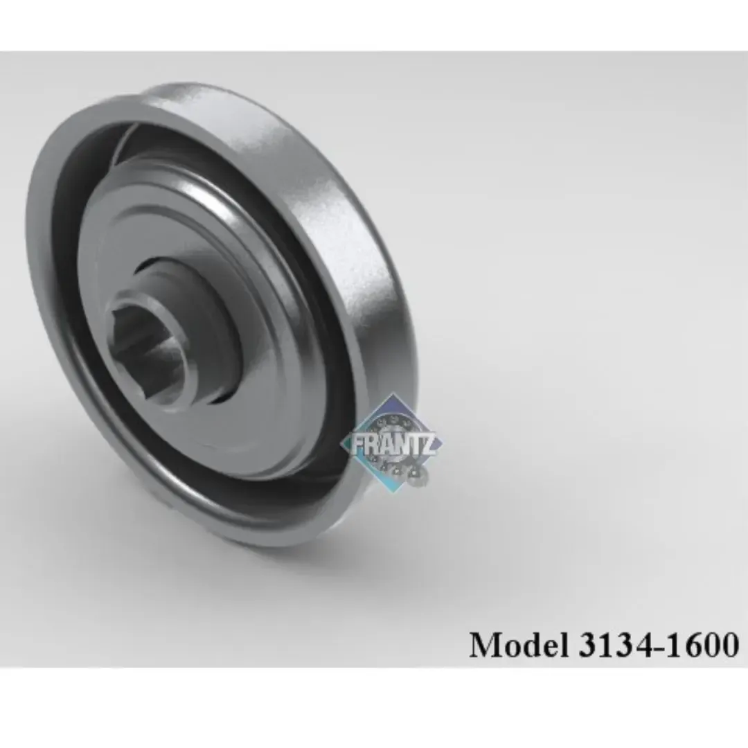 Frantz 3134-1600 Non-Precision Conveyor Bearing – 2-1/4 in x 16 ga Tube, 7/16 in Hex Bore
