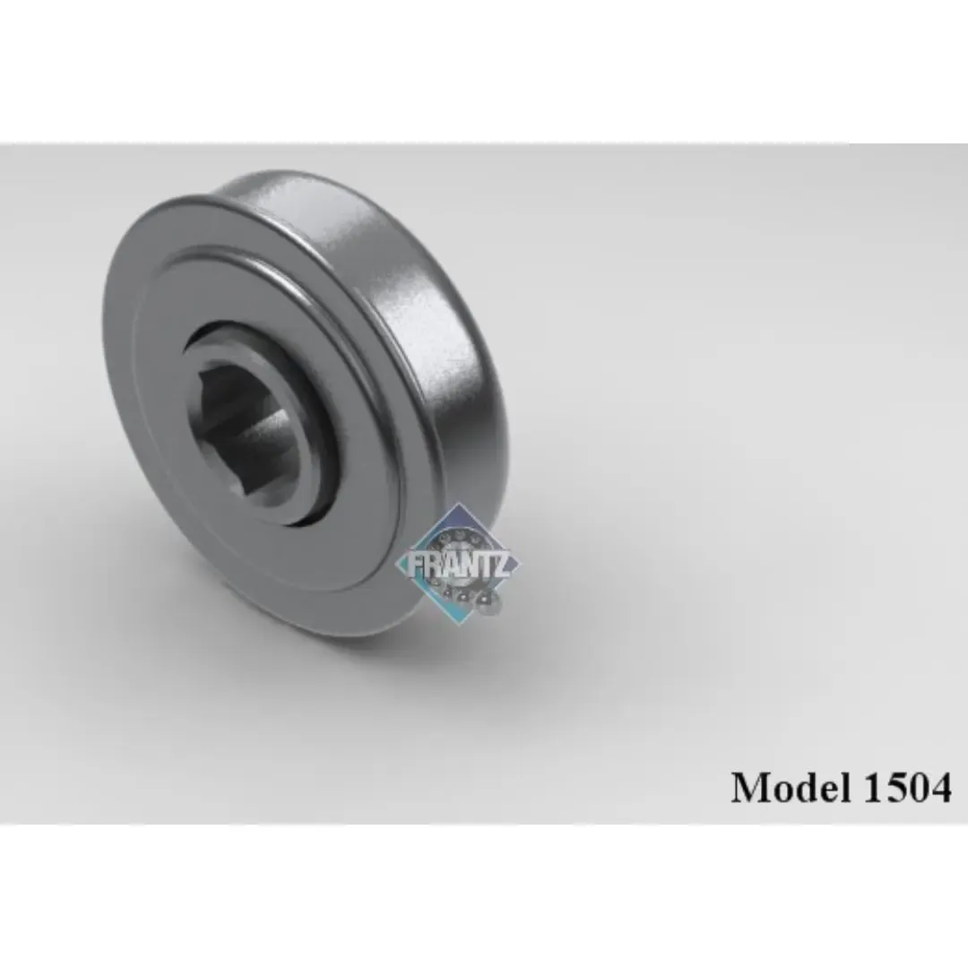Frantz 1504 Non-Precision Conveyor Bearing – 1-5/8 in x 16 ga Tube, 7/16 in Hex Bore