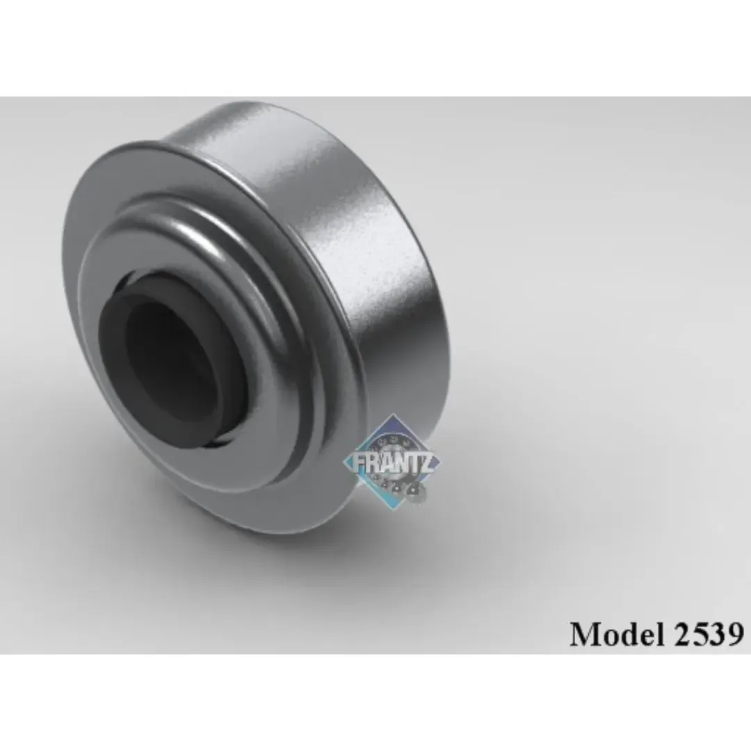 Frantz 2539 Non-Precision Conveyor Bearing – 2-1/2 in x 11 ga Tube, 5/8 in Hex Bore