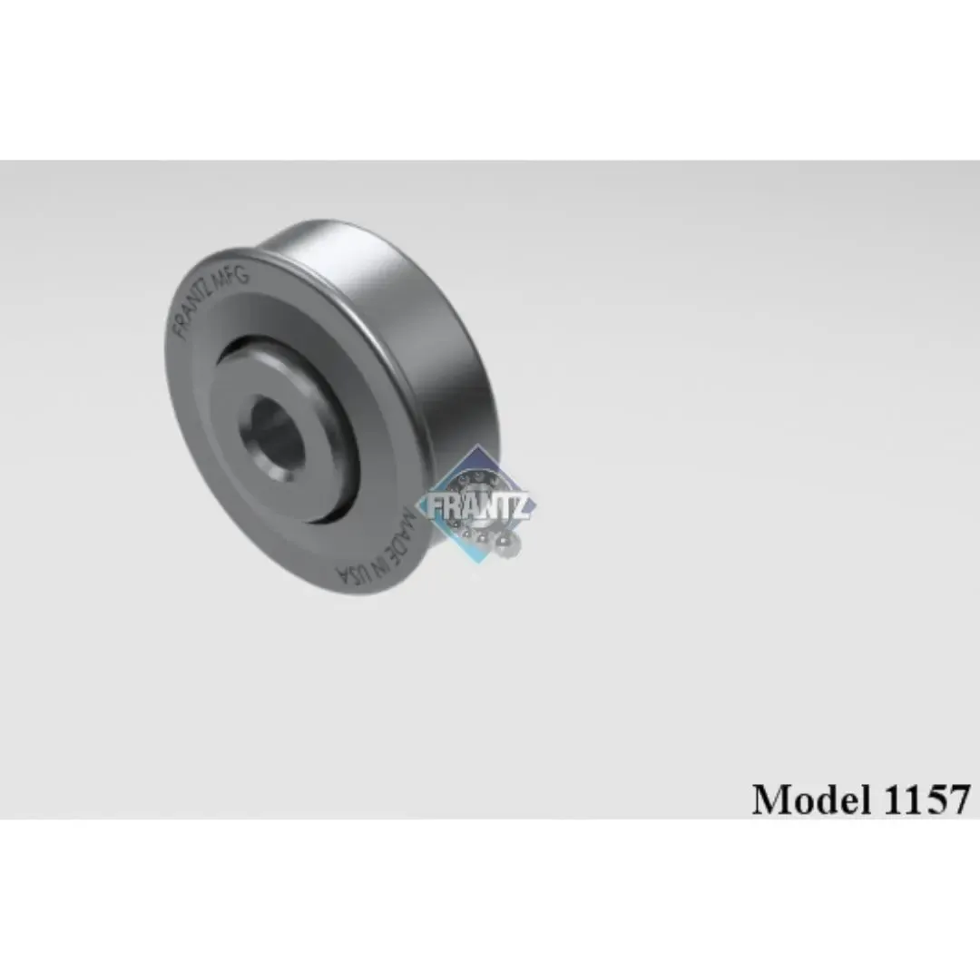 Frantz 1157 Non-Precision Conveyor Bearing – 1-1/4 in x 18 ga Tube, 1/4 in Round Bore