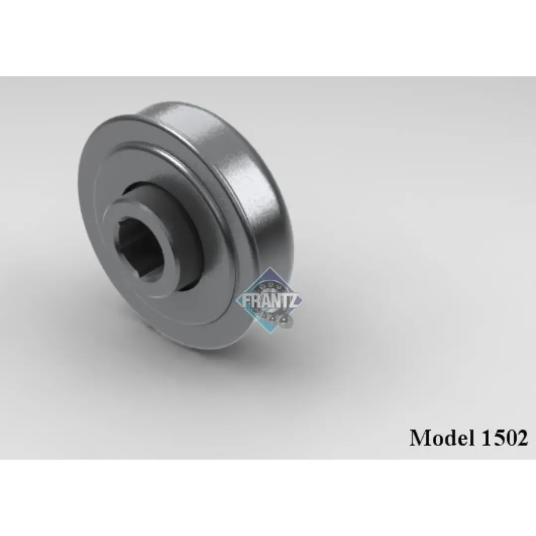 Frantz 1502 Non-Precision Conveyor Bearing – 1-5/8 in x 16 ga Tube, 3/8 in Hex Bore