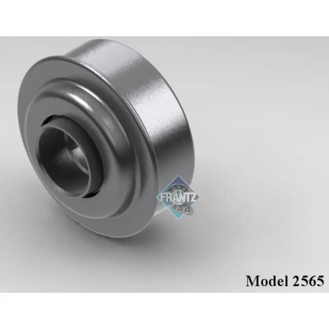 Frantz 2565 Power Swage Non-Precision Conveyor Bearing – 2-1/2 in x 11 ga Tube, 3/4 in Hex Bore