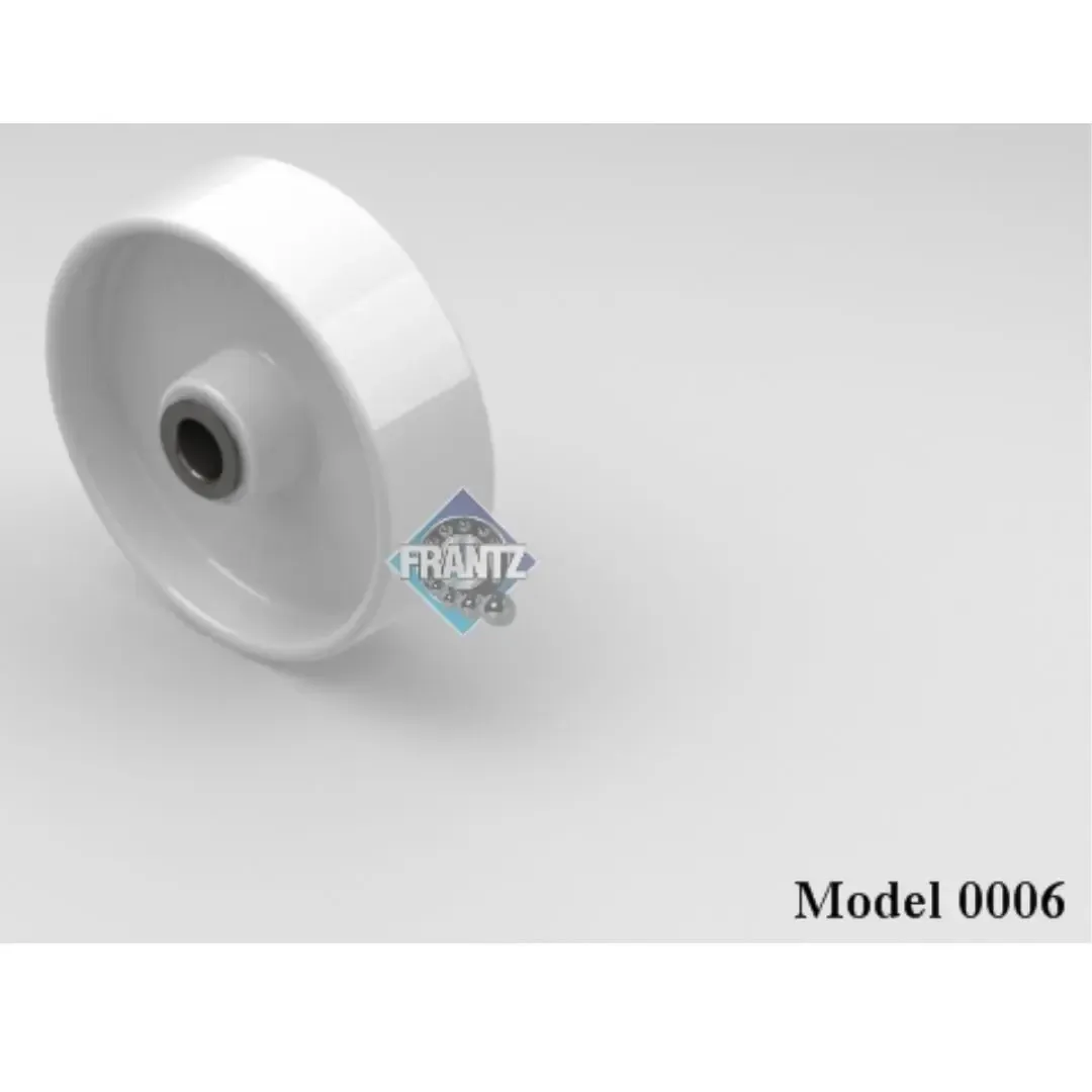 Frantz 0006 Acetal Skate Wheel – 1-15/16 in OD, 1/4 in Bore