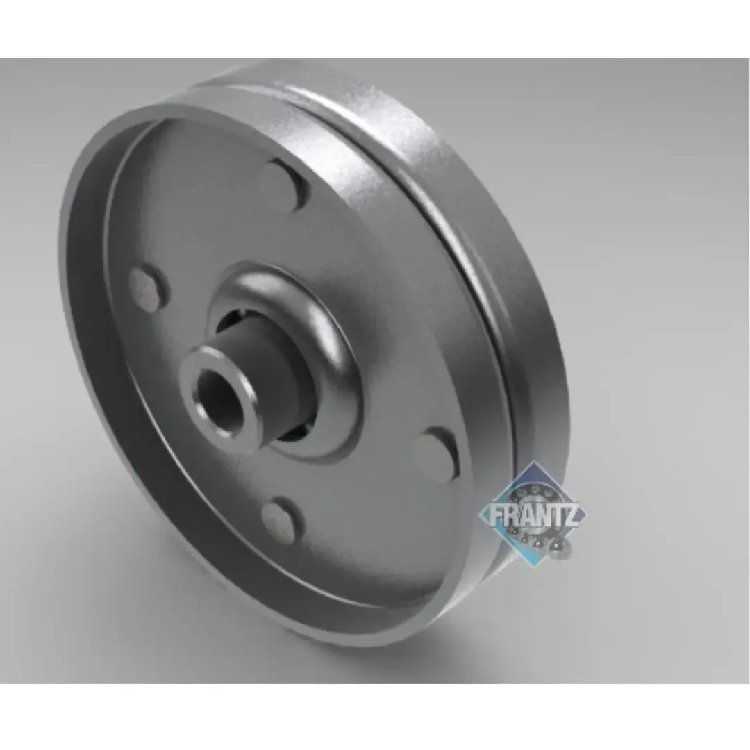 Frantz 2759 Tortoise Shell® Steel Idler &amp; Guide Wheel – 2-3/4 in OD, 5/16 in Bore