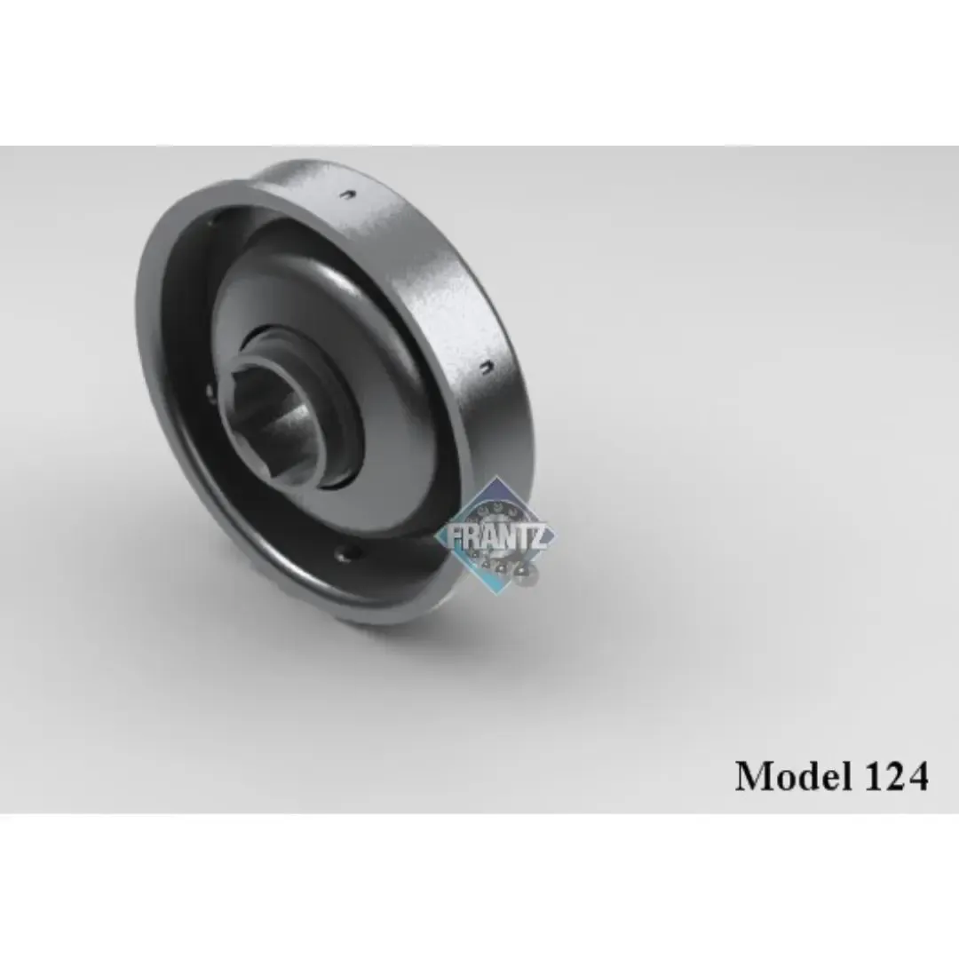 Frantz 0124 Non-Precision Conveyor Bearing – 1-7/8 in x 16 ga Tube, 7/16 in Hex Bore