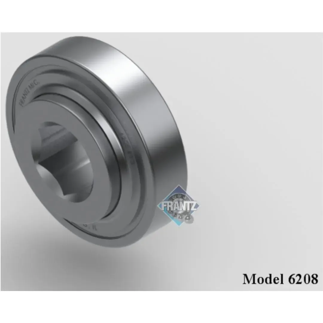 Frantz 6208 Machined ABEC-1 Precision Conveyor Bearing – 3-1/2 in x 0.300 in wall Tube, 1-1/16 in H…