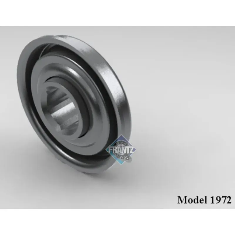 Frantz 1972 GenII® Semi-Precision Conveyor Bearing – 2-1/2 in x 11 ga Tube, 11/16 in Hex Bore