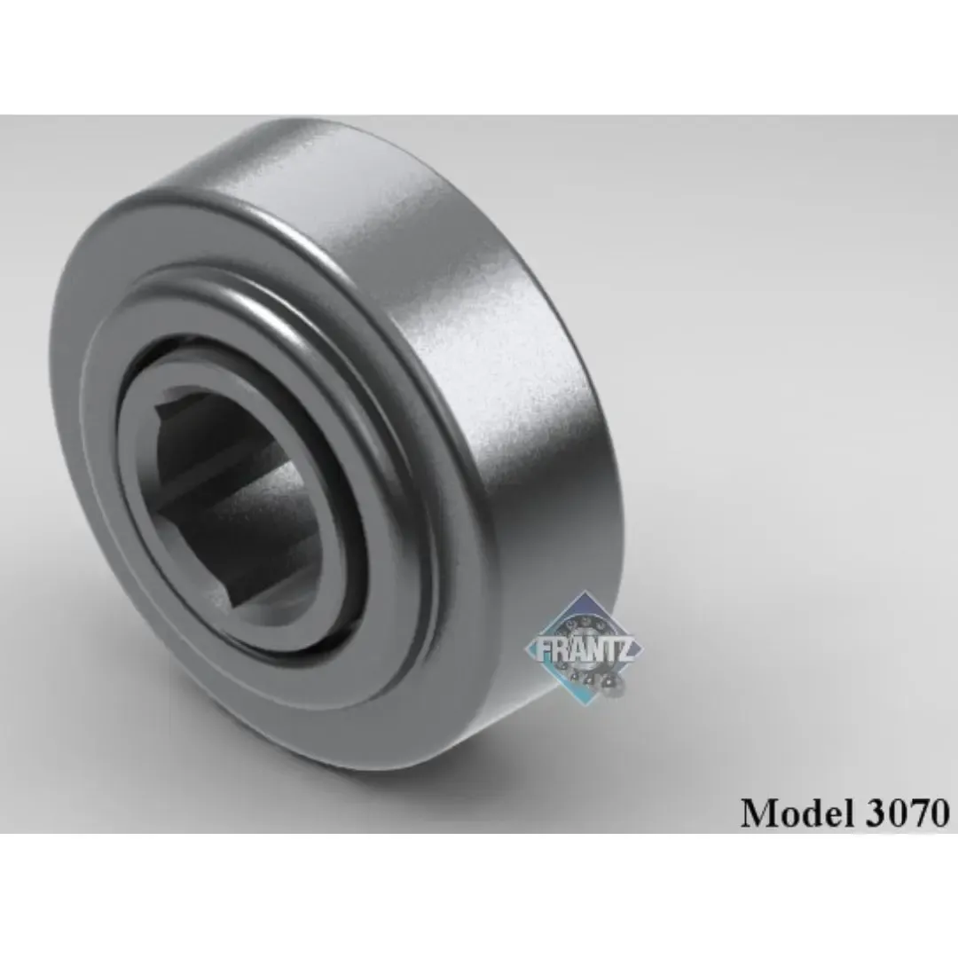 Frantz 3070 Straight-Faced Non-Precision Conveyor Bearing – 3-1/2 in x 0.300 in wall Tube, 1-1/16 i…