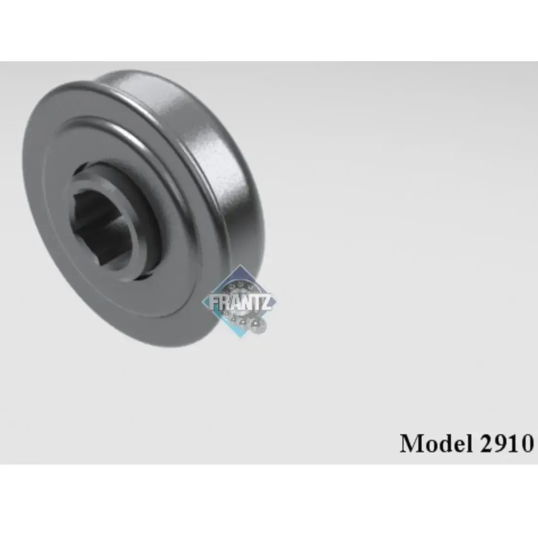 Frantz 2910 Non-Precision Conveyor Bearing – 1-5/8 in x 18 ga Tube, 7/16 in Hex Bore
