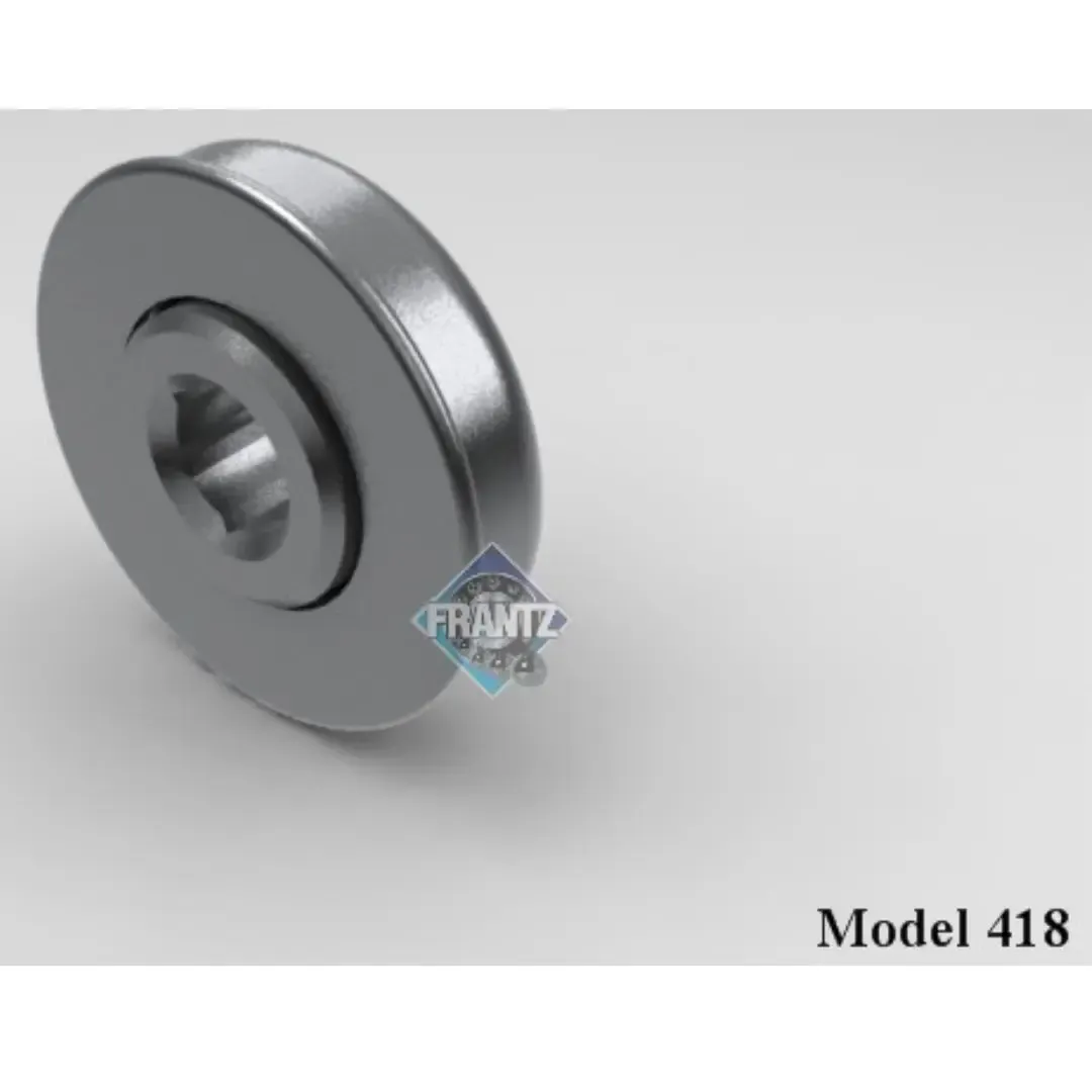 Frantz 0418 Non-Precision Conveyor Bearing – 1.9 in x 12 ga Tube, 7/16 in Hex Bore