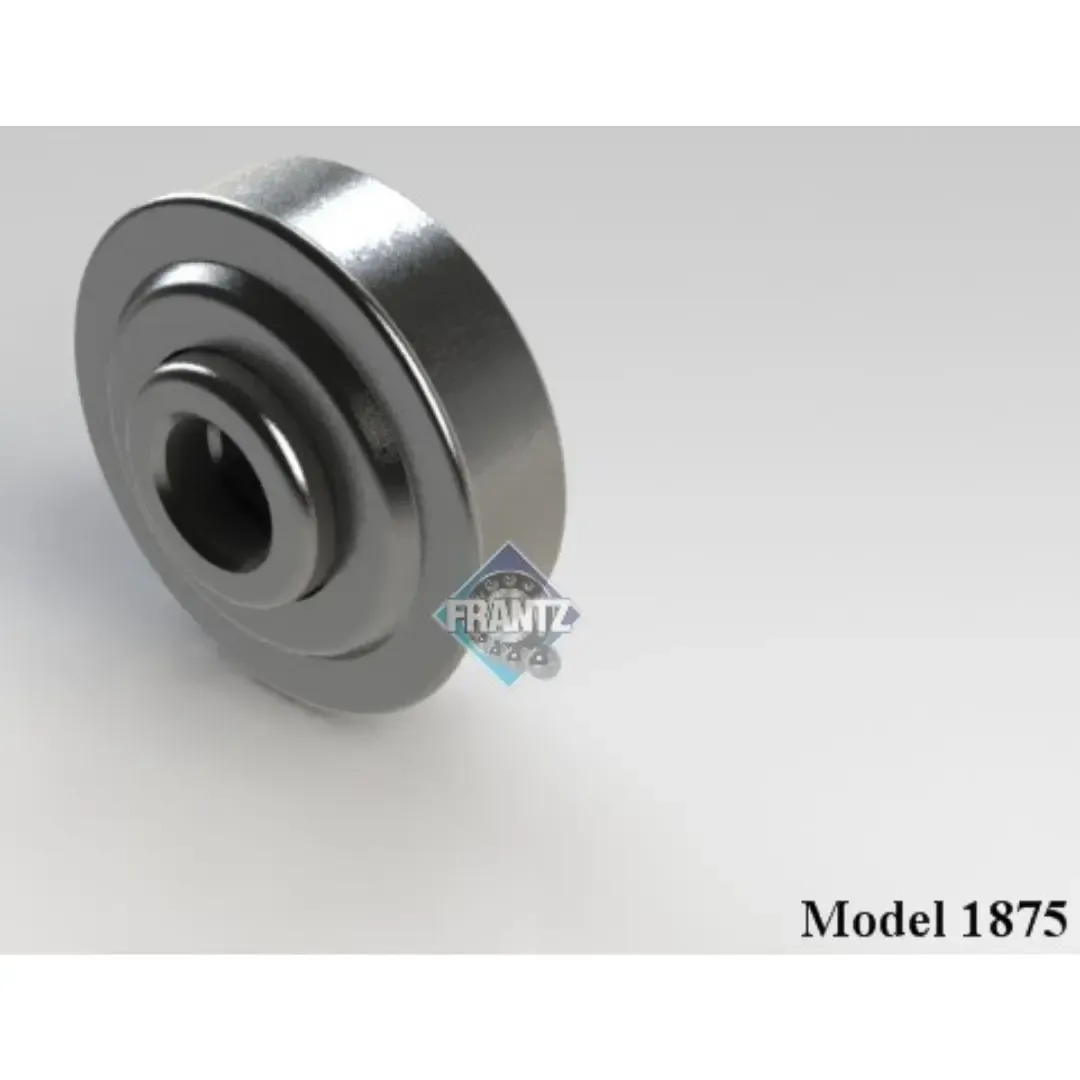 Frantz 1875 Non-Precision Conveyor Bearing – 2 in x 16 ga Tube, 7/16 in Hex Bore