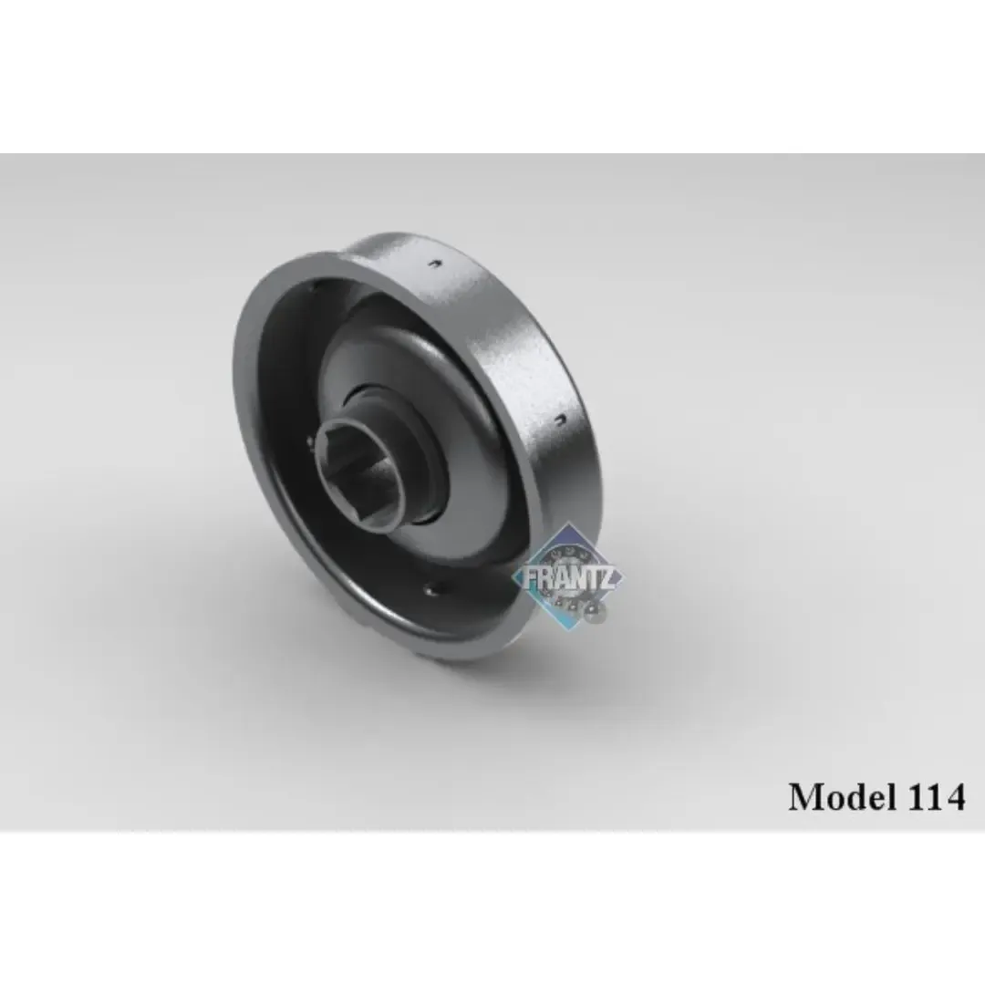 Frantz 0114 Non-Precision Conveyor Bearing – 2 in x 16 ga Tube, 7/16 in Hex Bore